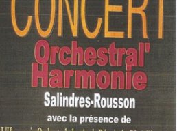 Concert Orchestral' Harmonie et l' Orchestrale les Amis Réunis de Cèze Cévennes